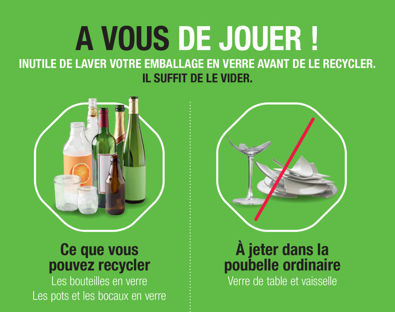 La collecte du verre SIRTOMAD
